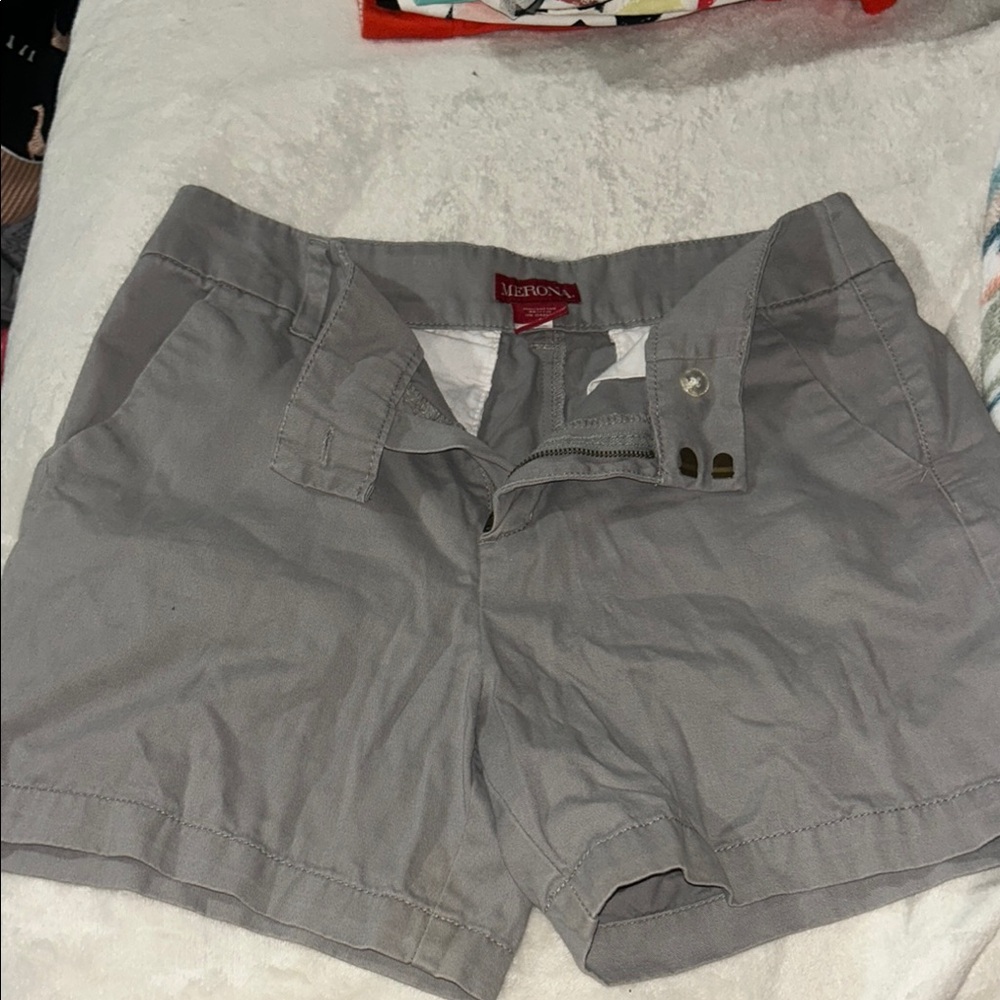Merona High Waist Gray Women's Shorts